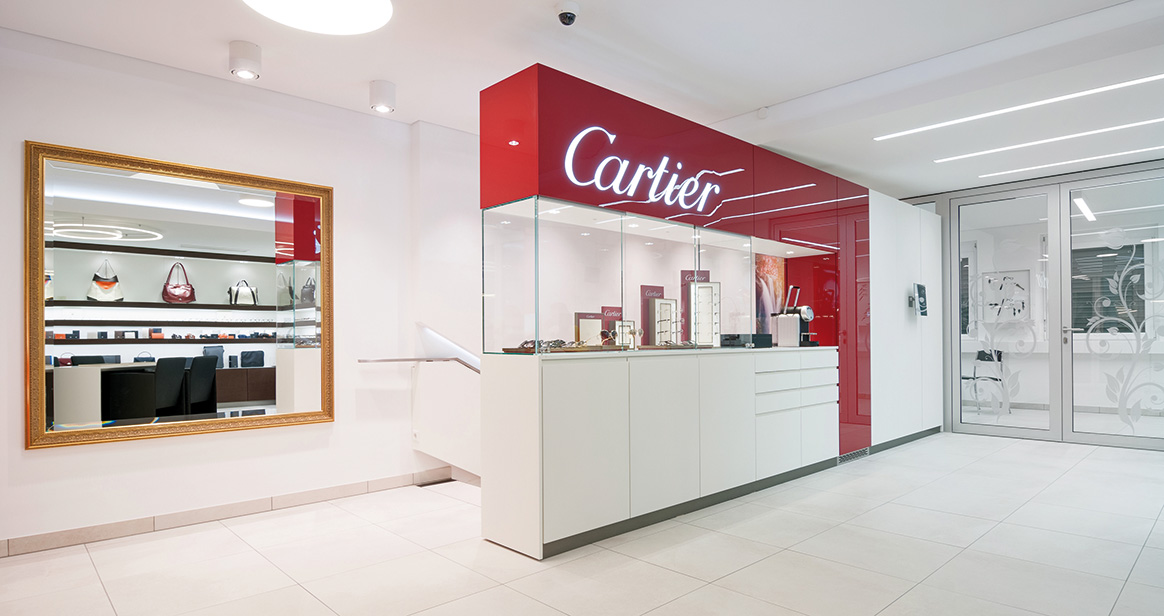 Plessin POS-Display Cartier